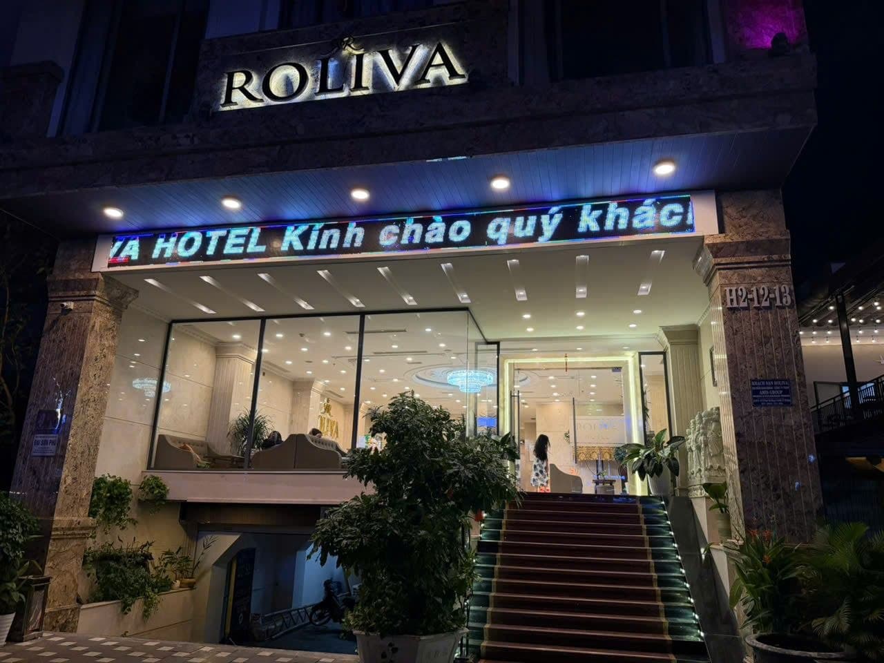 다낭 온 스파가 위치한 ROLIVA 호텔 건물 외부
